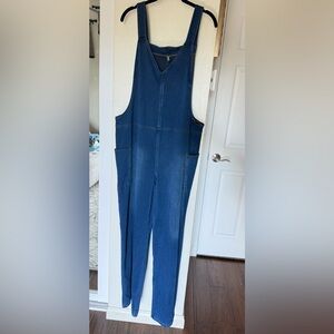 HALARA Classic Blue Denim Overalls - Sz. XL, Tall